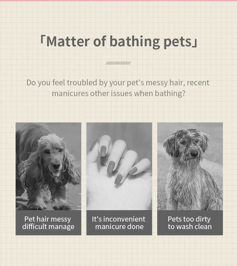 3-in-1 Dampf-Pflegebürste für Hunde & Katzen – Massagebürste mit Sprühfunktion gegen verfilztes & loses Haar