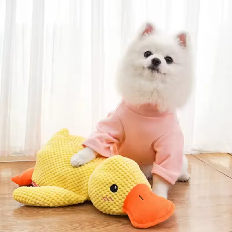 Kuscheliger Enten-Freund – Das interaktive Plüschspielzeug für deinen Hund