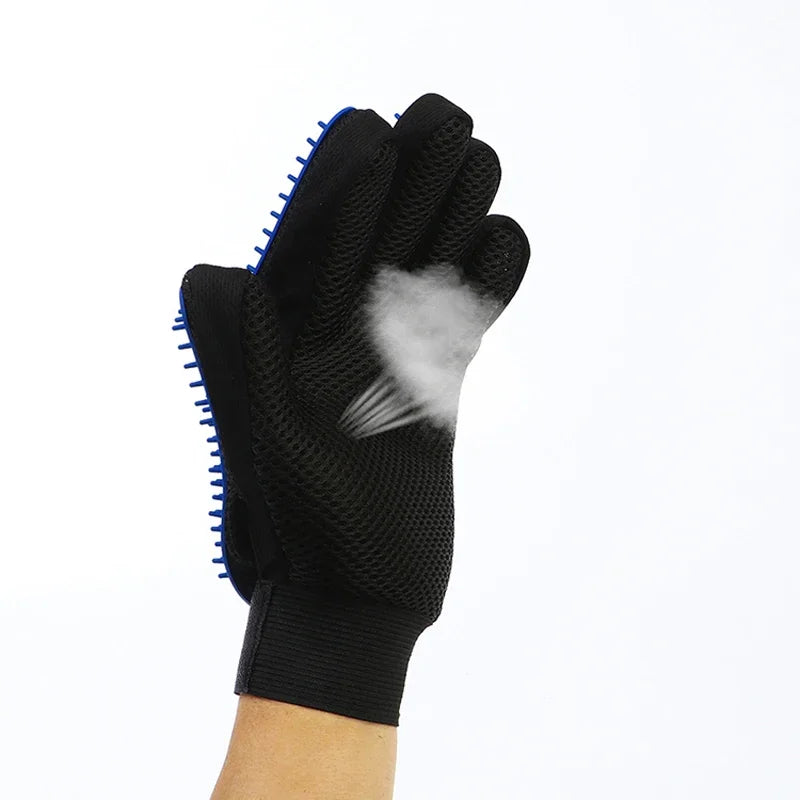 Silikon-Pflegehandschuhe für Haustiere — Haarentfernung & Badebürste