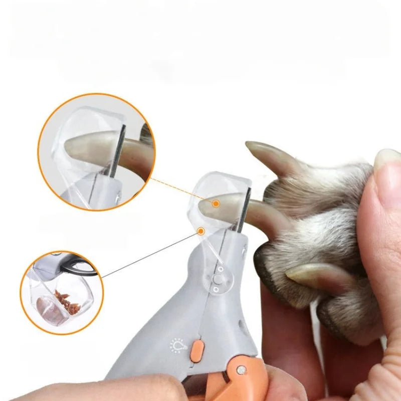 Pfotenpflege leicht gemacht – Nagelknipser mit LED-Licht für Hunde & Katzen