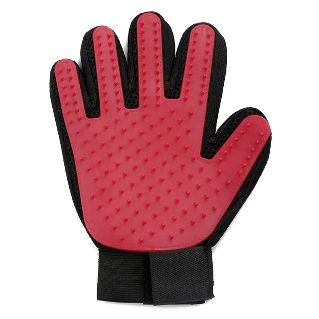 Silikon-Pflegehandschuhe für Haustiere — Haarentfernung & Badebürste