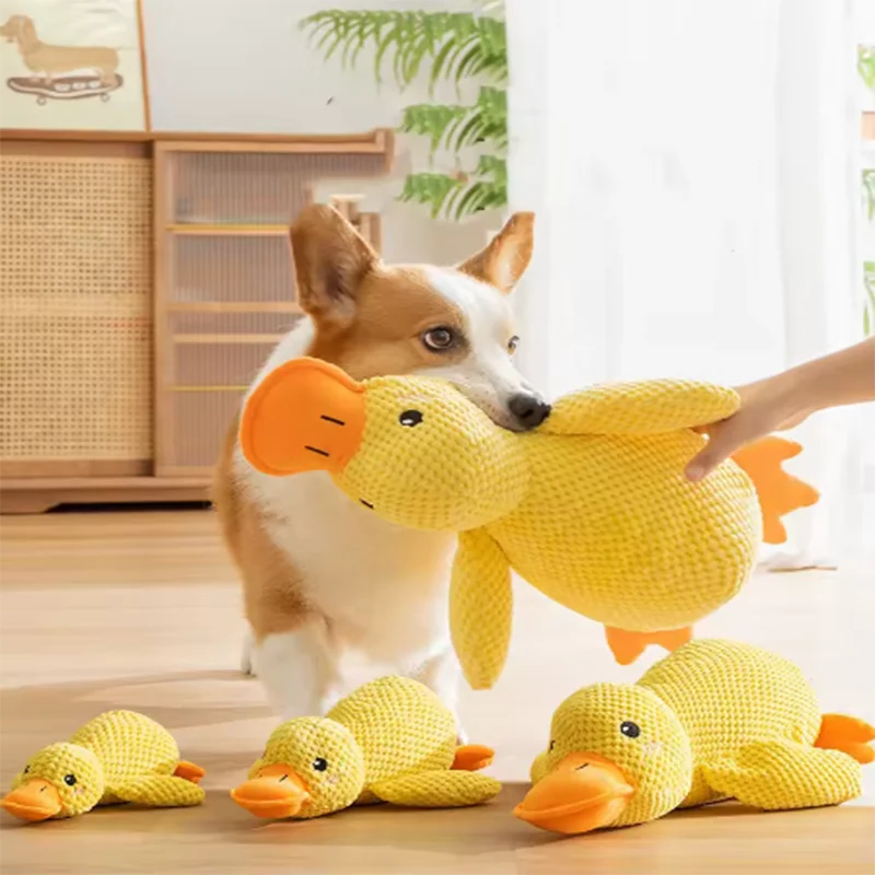 Kuscheliger Enten-Freund – Das interaktive Plüschspielzeug für deinen Hund