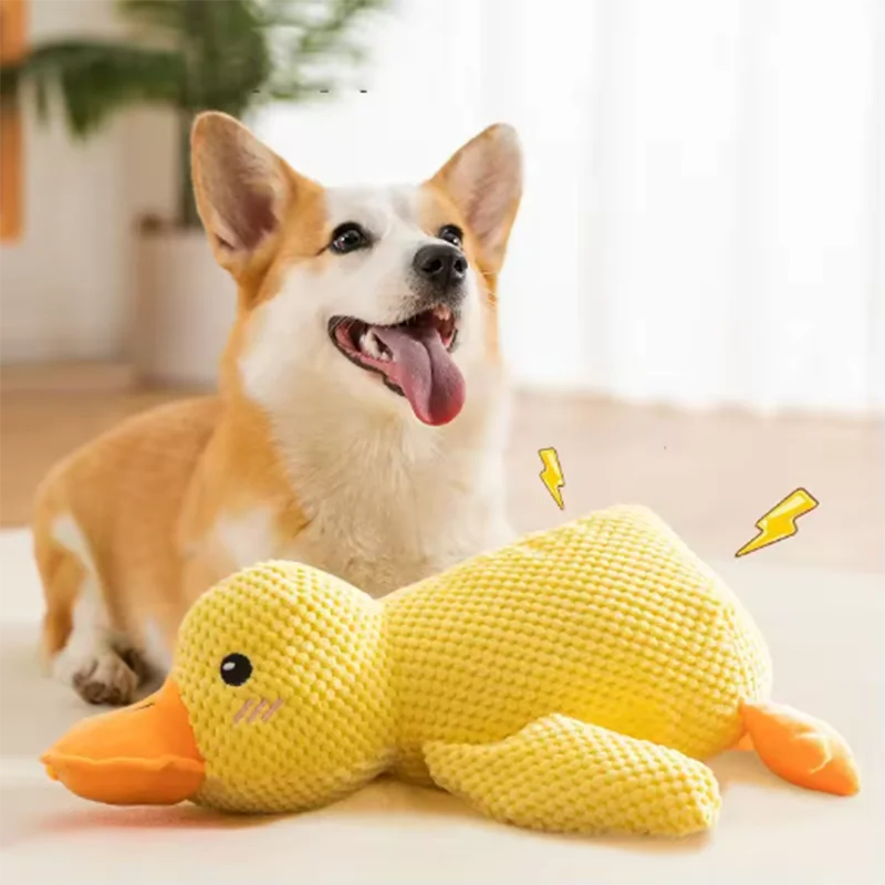 Kuscheliger Enten-Freund – Das interaktive Plüschspielzeug für deinen Hund