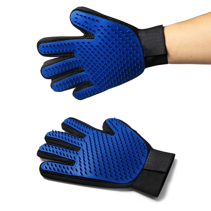 Silikon-Pflegehandschuhe für Haustiere — Haarentfernung & Badebürste