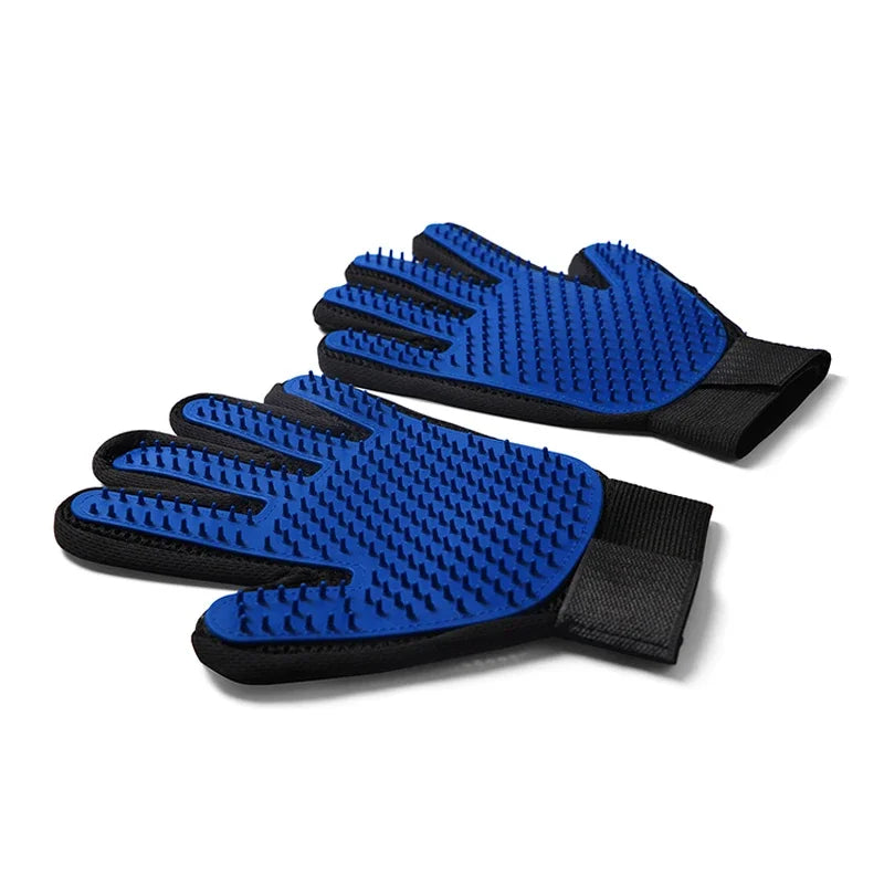 Silikon-Pflegehandschuhe für Haustiere — Haarentfernung & Badebürste
