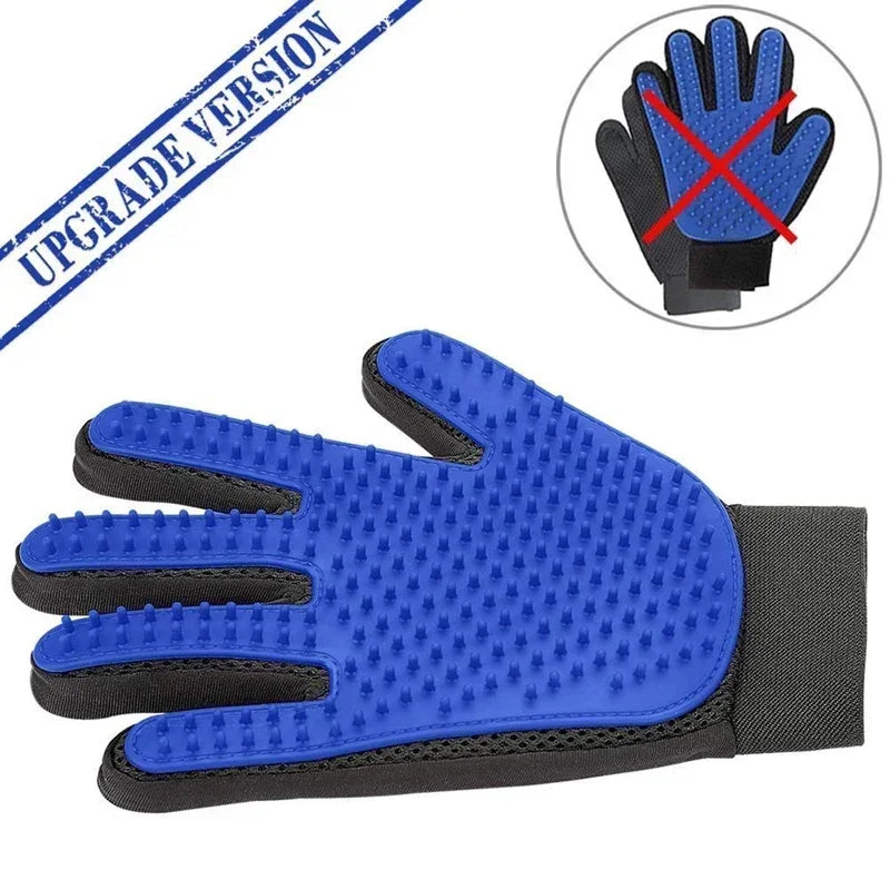 Silikon-Pflegehandschuhe für Haustiere — Haarentfernung & Badebürste