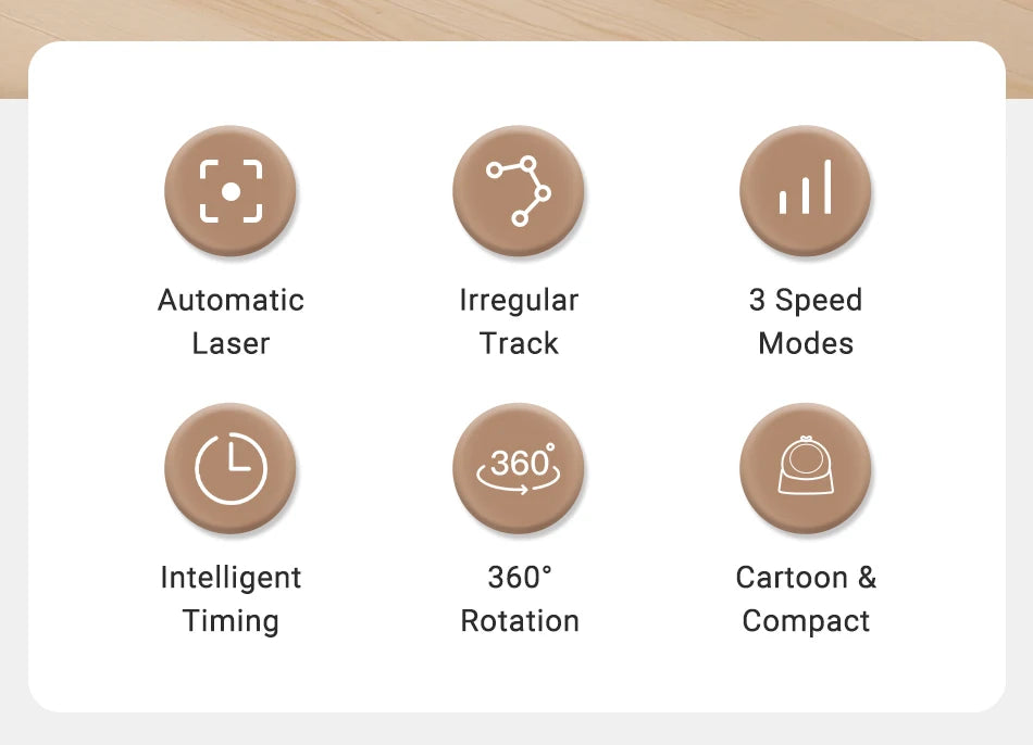 Automatisches Laser-Spielzeug für Katzen & Hunde – interaktiv & elektrisch
