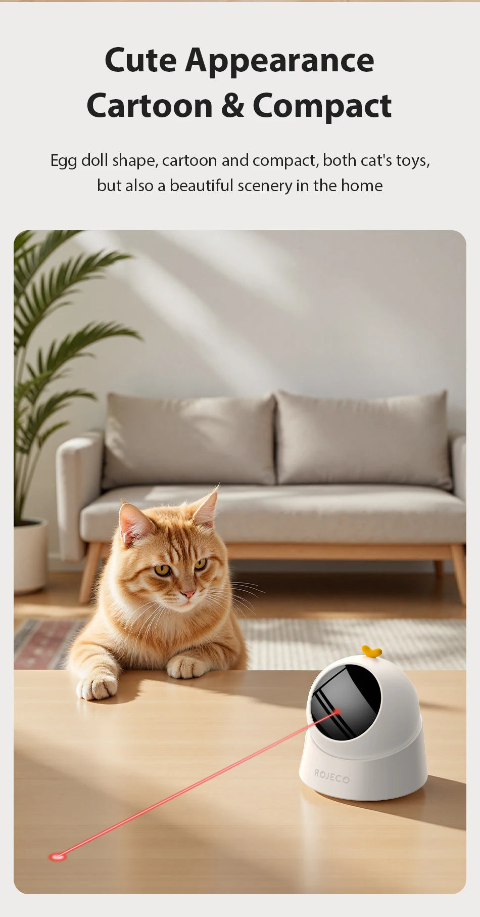 Automatisches Laser-Spielzeug für Katzen & Hunde – interaktiv & elektrisch